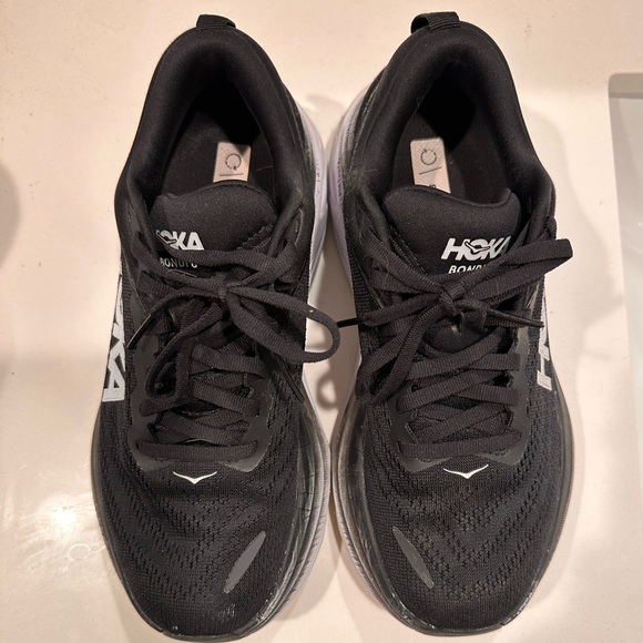 Hoka One One Black Bondi 8 Shoes - Picture 2 of 5